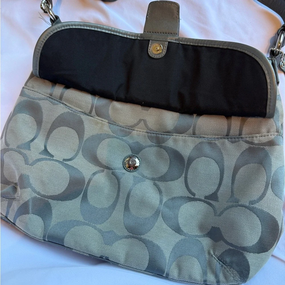 Coach Gray Cross Body Shoulder Bag - Picture 7 of 7